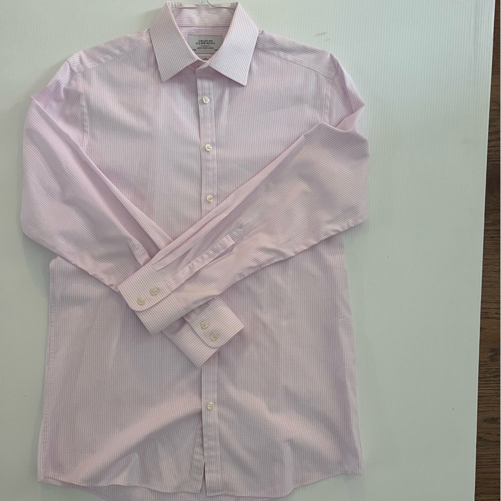 Charles Tyrwhitt pink shirt